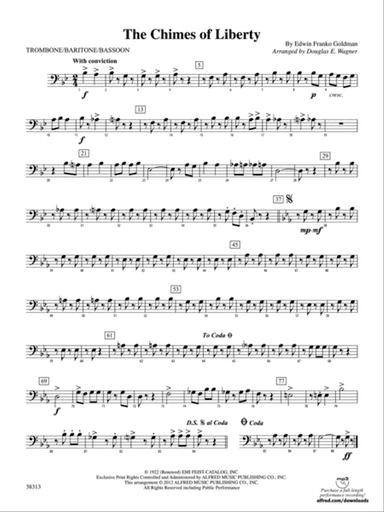 The Chimes of Liberty: 1st Trombone