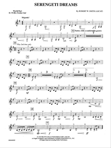 Serengeti Dreams: WP E-flat Tuba T.C.