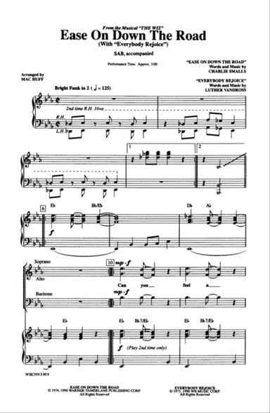 Ease on Down the Road (from the musical The Wiz)