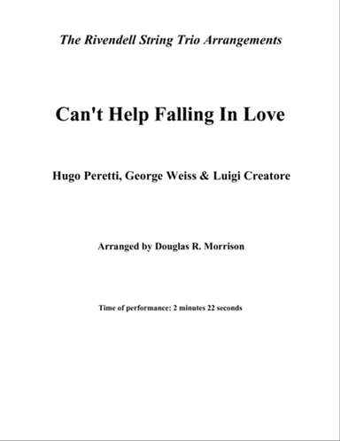 Can't Help Falling In Love