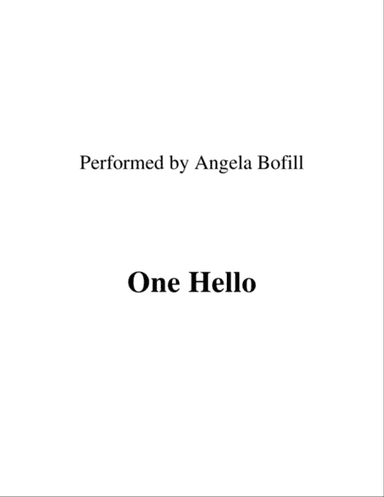 One Hello