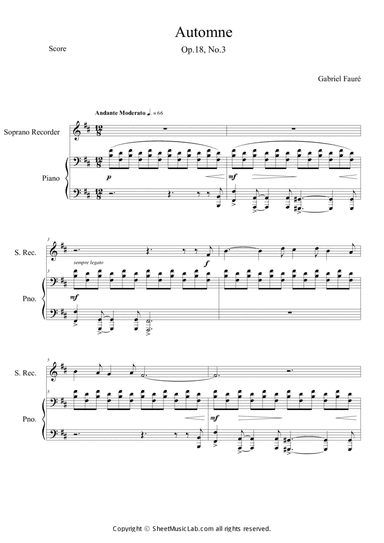 Automne (Op.18, No.3)