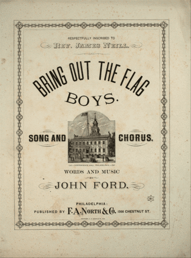 Bring Out the Flag Boys. Song and Chorus