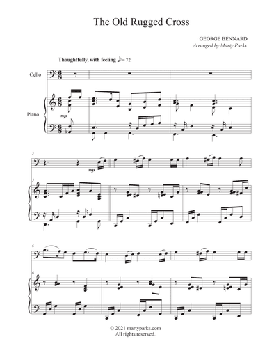 The Old Rugged Cross (Cello-Piano)