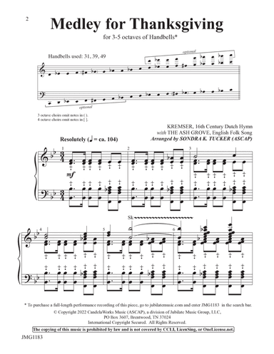 Medley for Thanksgiving