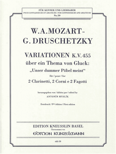 Variations on a Theme by Gluck: 'Unser dummer Pöbel meint'