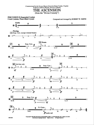 The Ascension (from The Divine Comedy): 2nd Percussion