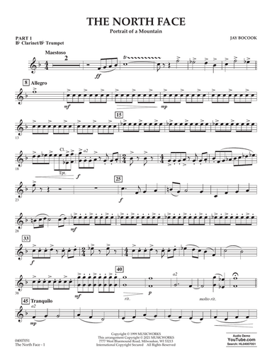 The North Face - Pt.1 - Bb Clarinet/Bb Trumpet