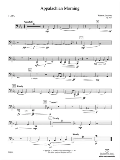 Appalachian Morning: Tuba