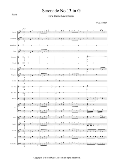 Serenade No.13 "Eine Kleine Nachtmusik" in G major, K.525 1.Allegro