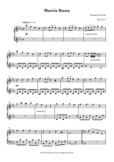 Marcia Russa Op. 2 No. 2