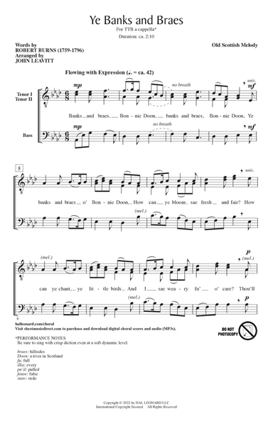Ye Banks And Braes (arr. John Leavitt)