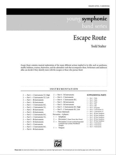Escape Route: Score