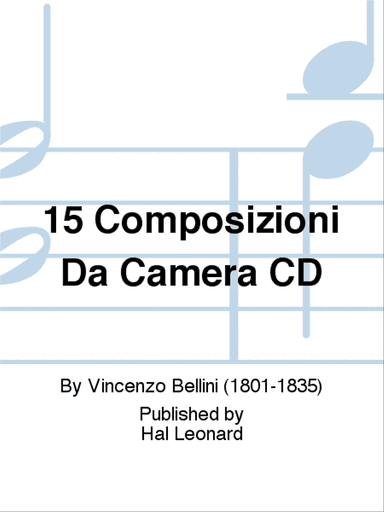 15 Composizioni Da Camera CD