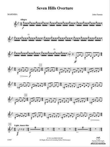 Seven Hills Overture: Mallets