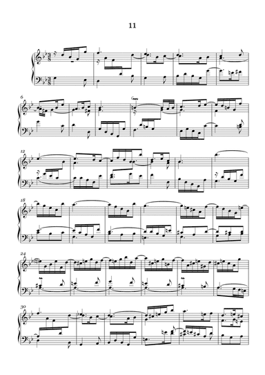 J.S.Bach:Three-Part Sinfonia No.11