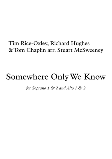 Somewhere Only We Know