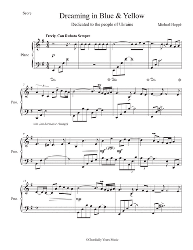 Dreaming in Blue & Yellow