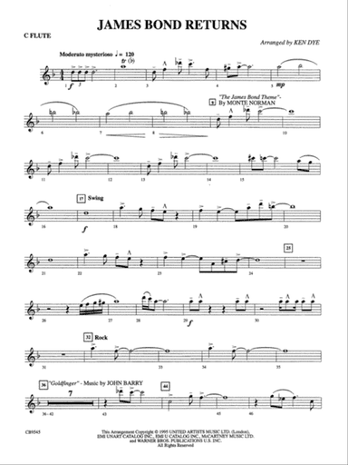 James Bond Returns: Flute