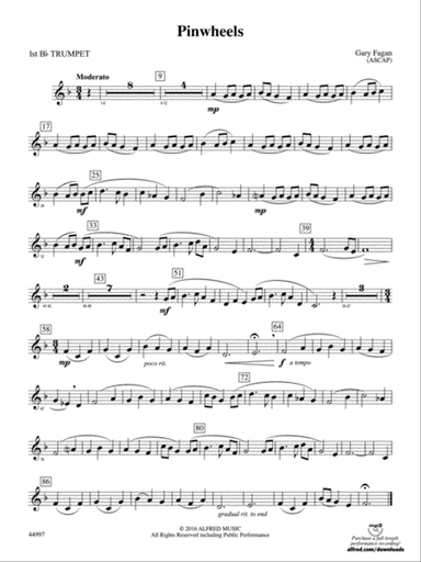 Pinwheels: 1st B-flat Trumpet