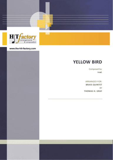 Yellow Bird - Haitian Folk Song - Calypso - Brass Quintet