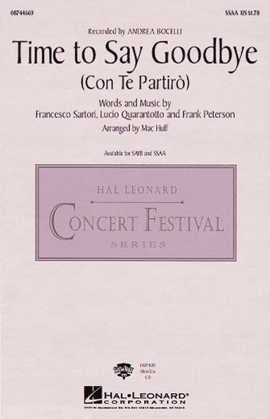 Time to Say Goodbye (Con Te Partiro)