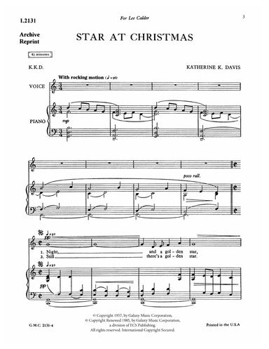 Star At Christmas (Downloadable)