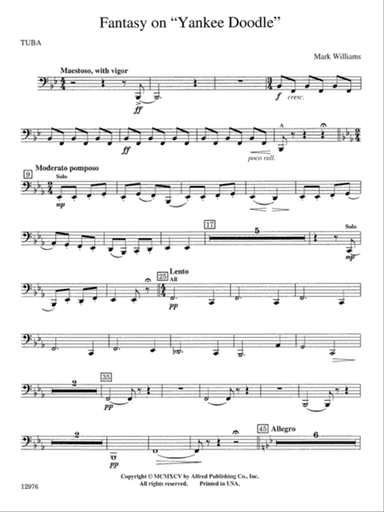 Fantasy on "Yankee Doodle": Tuba
