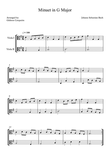 Minuet in G