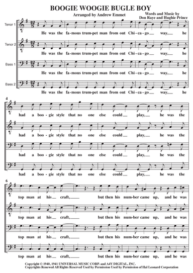 Boogie Woogie Bugle Boy