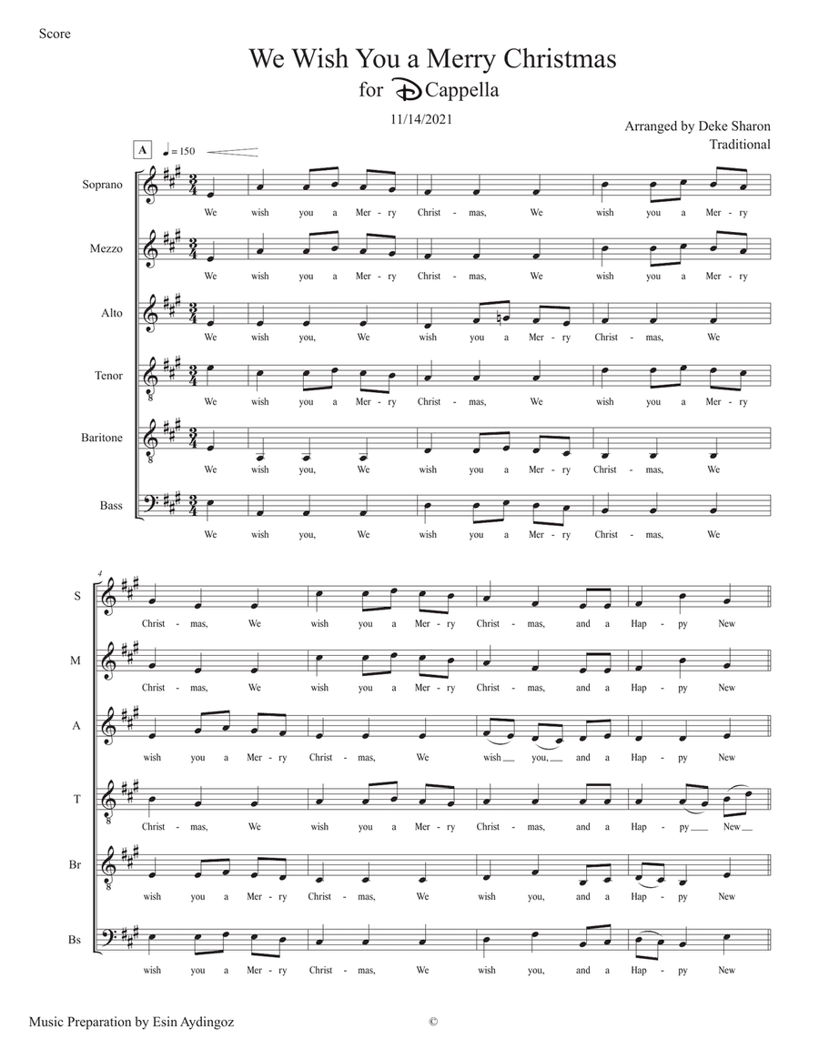 We Wish You A Merry Christmas