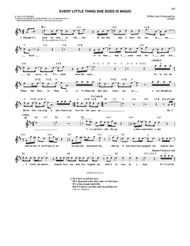 Every Little Thing She Does Is Magic