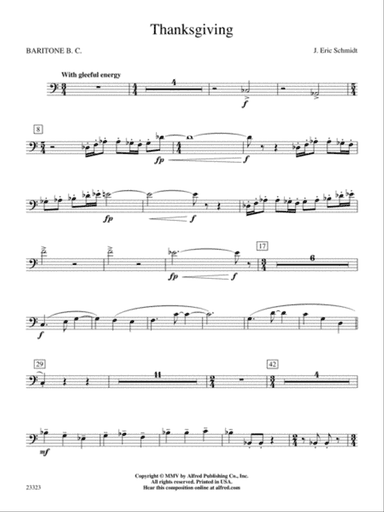 Thanksgiving: Baritone B.C.