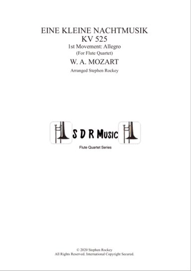 Eine Kleine Nacht Musik 1st Movement Allegro for Flute Quartet