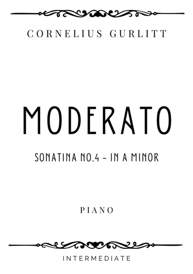 Gurlitt - Moderato from Sonatina No. 4 in A minor - Intermediate
