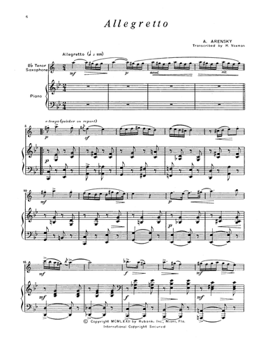 Allegretto