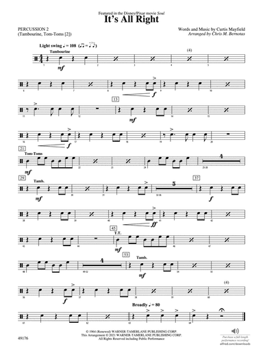 It's All Right: 2nd Percussion