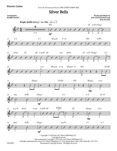 Silver Bells (arr. Mark Hayes) - Guitar