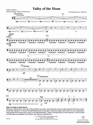Valley of the Moon: 2nd Percussion