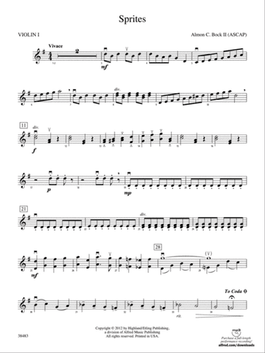 Sprites: 1st Violin