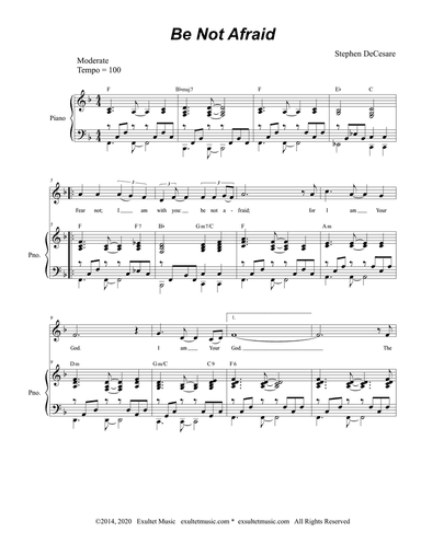 Be Not Afraid (Vocal Solo)