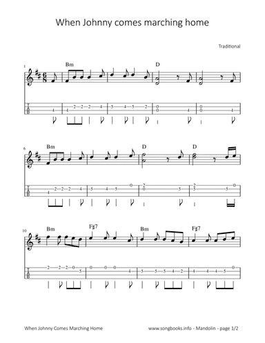 When Johnny comes marching home