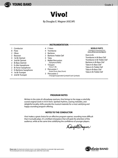 Vivo!: Score