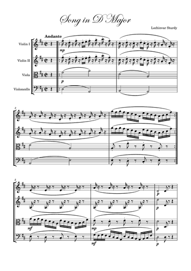 Song in D Major
