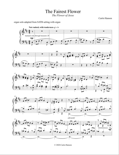The Fairest Flower (organ)