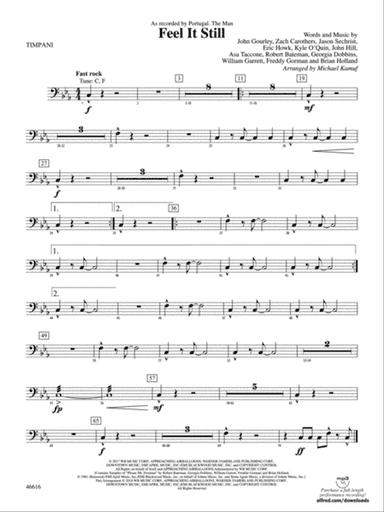 Feel It Still: Timpani