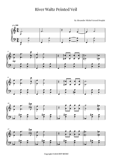 River Waltz Peinted Veil