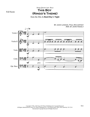 This Boy (ringo's Theme)