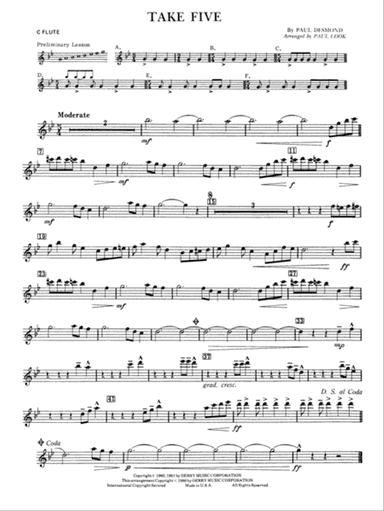 Take Five: Flute