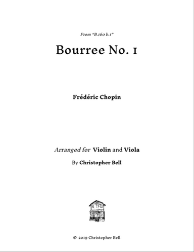 Chopin - Bourrée No.1 - For Violin and Viola
